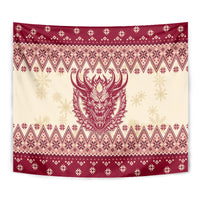 Austria Christmas Tapestry Krampus Xmas Pattern - Wonder Print Shop