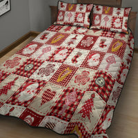 Ireland Christmas Quilt Bed Set Irish Celtic Xmas Patchwork Style - Wonder Print Shop