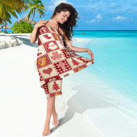 Ireland Christmas Sarong Irish Celtic Xmas Patchwork Style - Wonder Print Shop