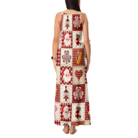 Ireland Christmas Tank Maxi Dress Irish Celtic Xmas Patchwork Style - Wonder Print Shop