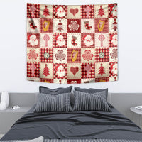 Ireland Christmas Tapestry Irish Celtic Xmas Patchwork Style - Wonder Print Shop