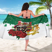 Morocco Christmas Sarong Santa Lion With Rose Xmas Vibe - Wonder Print Shop