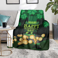 Ireland St Patrick's Day Blanket Irish Shamrocks Leprechaun