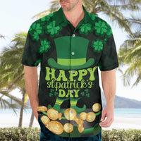 Ireland St Patrick's Day Hawaiian Shirt Irish Shamrocks Leprechaun - Wonder Print Shop