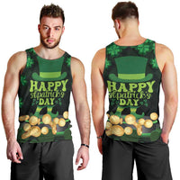 Ireland St Patrick's Day Men Tank Top Irish Shamrocks Leprechaun - Wonder Print Shop