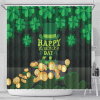 Ireland St Patrick's Day Shower Curtain Irish Shamrocks Leprechaun - Wonder Print Shop