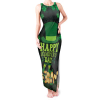 Ireland St Patrick's Day Tank Maxi Dress Irish Shamrocks Leprechaun - Wonder Print Shop