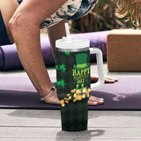 Ireland St Patrick's Day Tumbler With Handle Irish Shamrocks Leprechaun - Wonder Print Shop