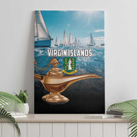 British Virgin Islands Canvas Wall Art Vigilate Golden Lamps