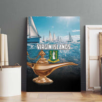 British Virgin Islands Canvas Wall Art Vigilate Golden Lamps