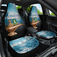 British Virgin Islands Car Seat Cover Vigilate Golden Lamps