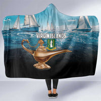 British Virgin Islands Hooded Blanket Vigilate Golden Lamps - Wonder Print Shop