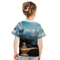 Personalised British Virgin Islands Kid T Shirt Vigilate Golden Lamps - Wonder Print Shop