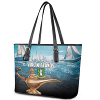 British Virgin Islands Leather Tote Bag Vigilate Golden Lamps