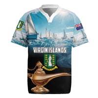Personalised British Virgin Islands Rugby Jersey Vigilate Golden Lamps - Wonder Print Shop