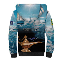 Personalised British Virgin Islands Sherpa Hoodie Vigilate Golden Lamps - Wonder Print Shop