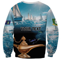Personalised British Virgin Islands Sweatshirt Vigilate Golden Lamps - Wonder Print Shop