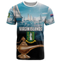 Personalised British Virgin Islands T Shirt Vigilate Golden Lamps - Wonder Print Shop