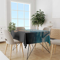 British Virgin Islands Tablecloth Vigilate Golden Lamps - Wonder Print Shop