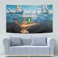 British Virgin Islands Tapestry Vigilate Golden Lamps - Wonder Print Shop