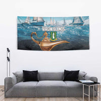 British Virgin Islands Tapestry Vigilate Golden Lamps - Wonder Print Shop