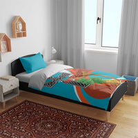 Montserrat Bedding Set Gold Harp And Black Cross