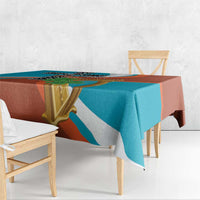 Montserrat Tablecloth Gold Harp And Black Cross - Wonder Print Shop