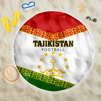 Tajikistan Football Beach Blanket Come On Tadzhikistan - Wonder Print Shop