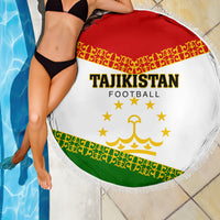 Tajikistan Football Beach Blanket Come On Tadzhikistan - Wonder Print Shop