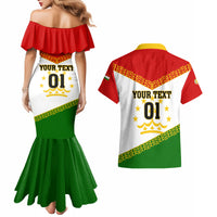 Tajikistan Football Couples Matching Mermaid Dress and Hawaiian Shirt Come On Tadzhikistan - Wonder Print Shop