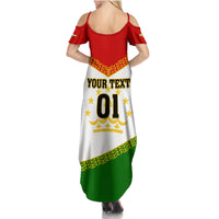 Tajikistan Football Family Matching Summer Maxi Dress and Hawaiian Shirt Come On Tadzhikistan - Wonder Print Shop