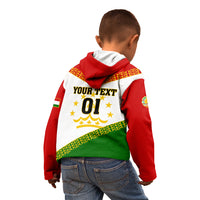 Tajikistan Football Kid Hoodie Come On Tadzhikistan - Wonder Print Shop