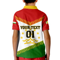 Tajikistan Football Kid Polo Shirt Come On Tadzhikistan - Wonder Print Shop