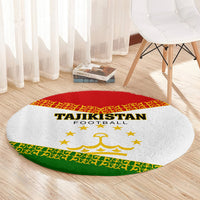 Tajikistan Football Round Carpet Come On Tadzhikistan