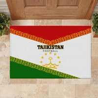 Tajikistan Football Rubber Doormat Come On Tadzhikistan - Wonder Print Shop