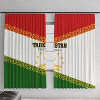 Tajikistan Football Window Curtain Come On Tadzhikistan - Wonder Print Shop