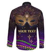 Mardi Gras 2024 Family Matching Short Sleeve Bodycon Dress and Hawaiian Shirt Carnival Mask Special Version - Wonder Print Shop