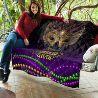 Mardi Gras 2024 Quilt Carnival Mask Special Version - Wonder Print Shop