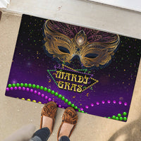 Mardi Gras 2024 Rubber Doormat Carnival Mask Special Version - Wonder Print Shop