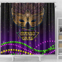 Mardi Gras 2024 Shower Curtain Carnival Mask Special Version