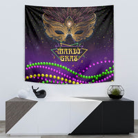 Mardi Gras 2024 Tapestry Carnival Mask Special Version - Wonder Print Shop