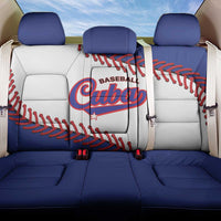 Custom Baseball Cuba 2025 Back Car Seat Cover Cuba Powerhouse of Baseball