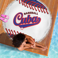 Custom Baseball Cuba 2025 Beach Blanket Cuba Powerhouse of Baseball