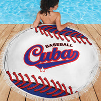 Custom Baseball Cuba 2025 Beach Blanket Cuba Powerhouse of Baseball