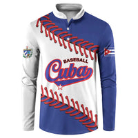 Custom Baseball Cuba 2025 Button Sweatshirt Cuba Powerhouse of Baseball