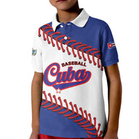 Custom Baseball Cuba 2025 Kid Polo Shirt Cuba Powerhouse of Baseball