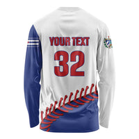 Custom Baseball Cuba 2025 Long Sleeve Shirt Cuba Powerhouse of Baseball