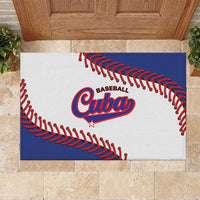 Custom Baseball Cuba 2025 Rubber Doormat Cuba Powerhouse of Baseball