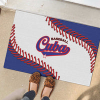 Custom Baseball Cuba 2025 Rubber Doormat Cuba Powerhouse of Baseball
