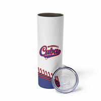 Custom Baseball Cuba 2025 Skinny Tumbler Cuba Powerhouse of Baseball